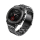 Smartwatch Garett Atom czarny stalowy